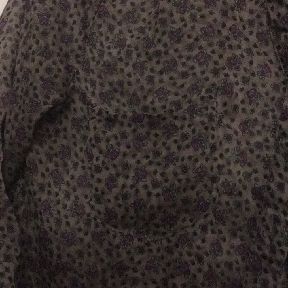 Blue bird button front shirt ** see pic 8 - Picture 2 of 8
